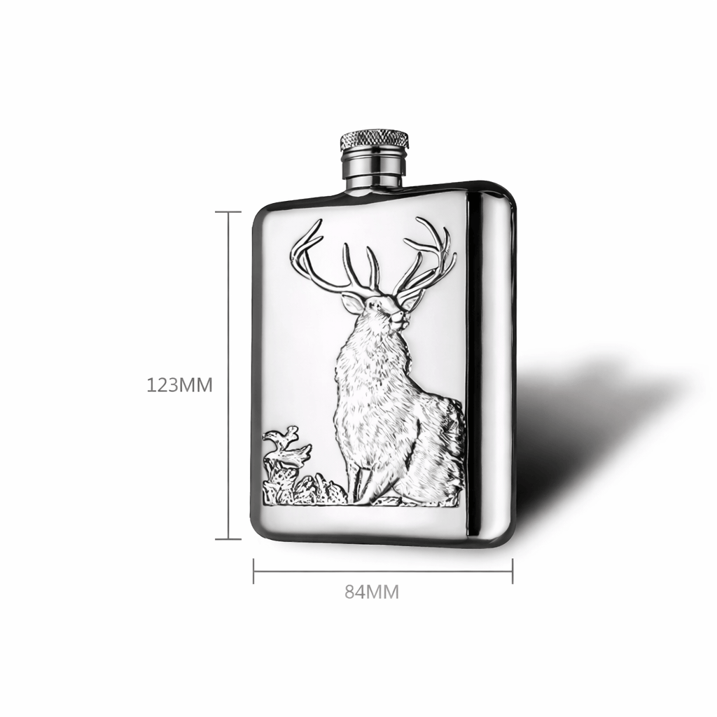 Stainless Steel Animal Hip Flask Gift