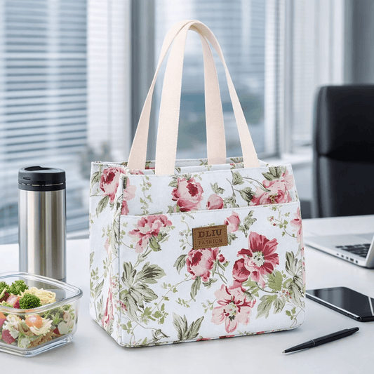 Embroidered Insulated Lunchbox Bag