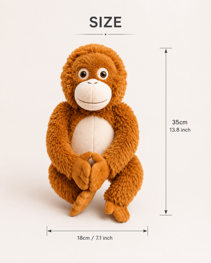 Punch Inspired Plush Monkey and Baby
