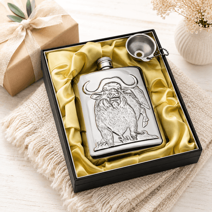Stainless Steel Animal Hip Flask Gift