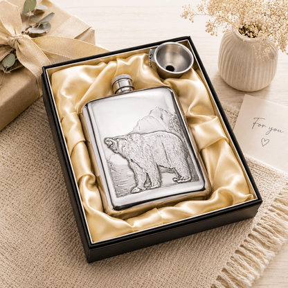 Stainless Steel Animal Hip Flask Gift