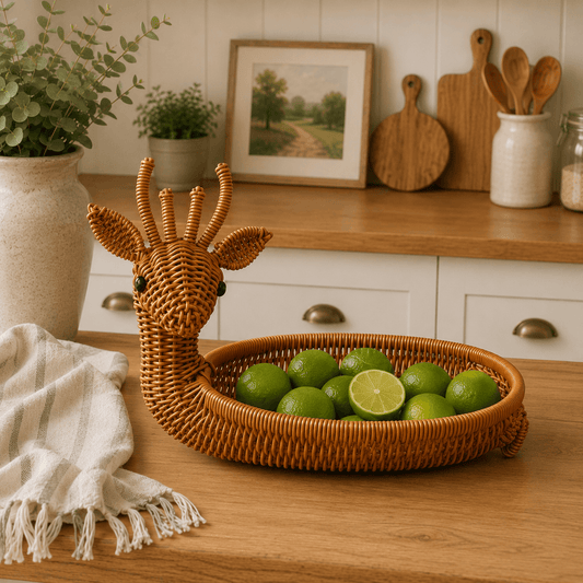 Handwoven Animal Wicker Basket Collection