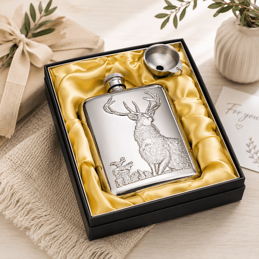 Stainless Steel Animal Hip Flask Gift